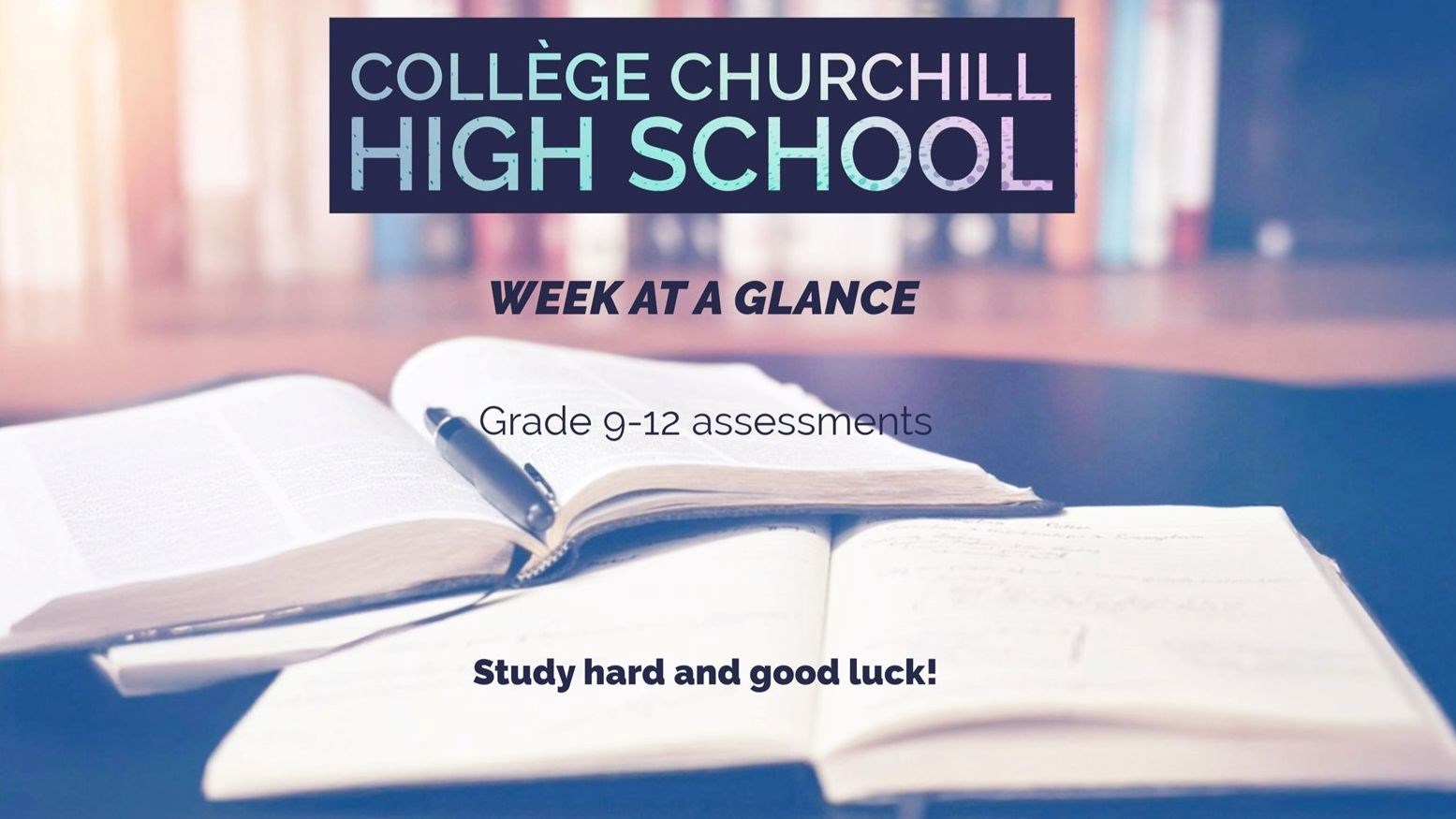 Week at a glance