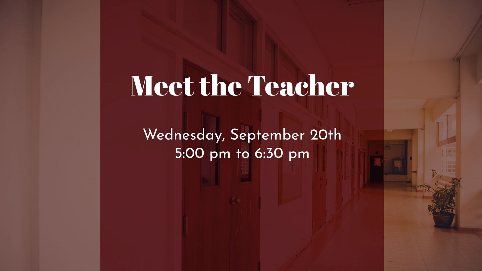 Meet the Teacher