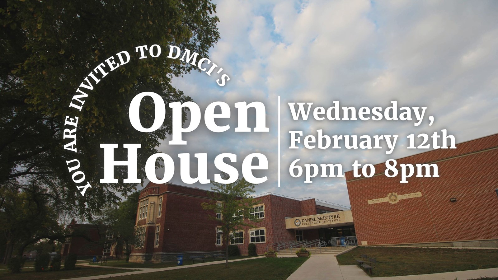 You are invited to DMCI's Open House. Wednesday, February 12th 6PM to 8PM