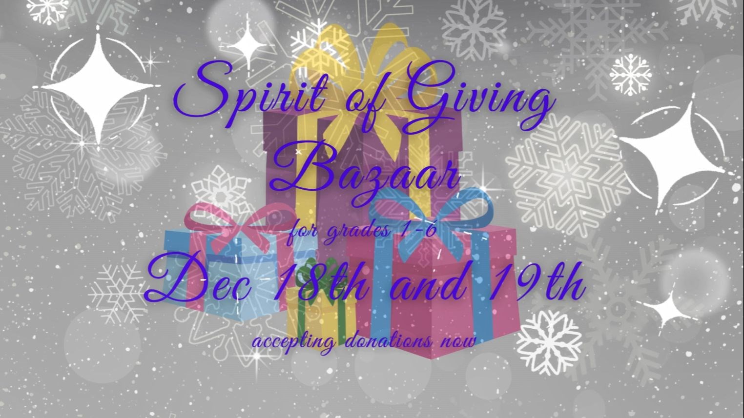 Spirit of Giving Bazaar