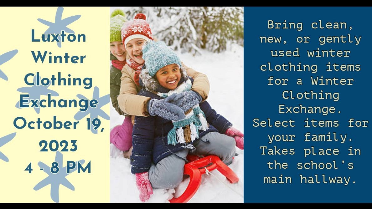 Winter Clothing Exchange Oct 19