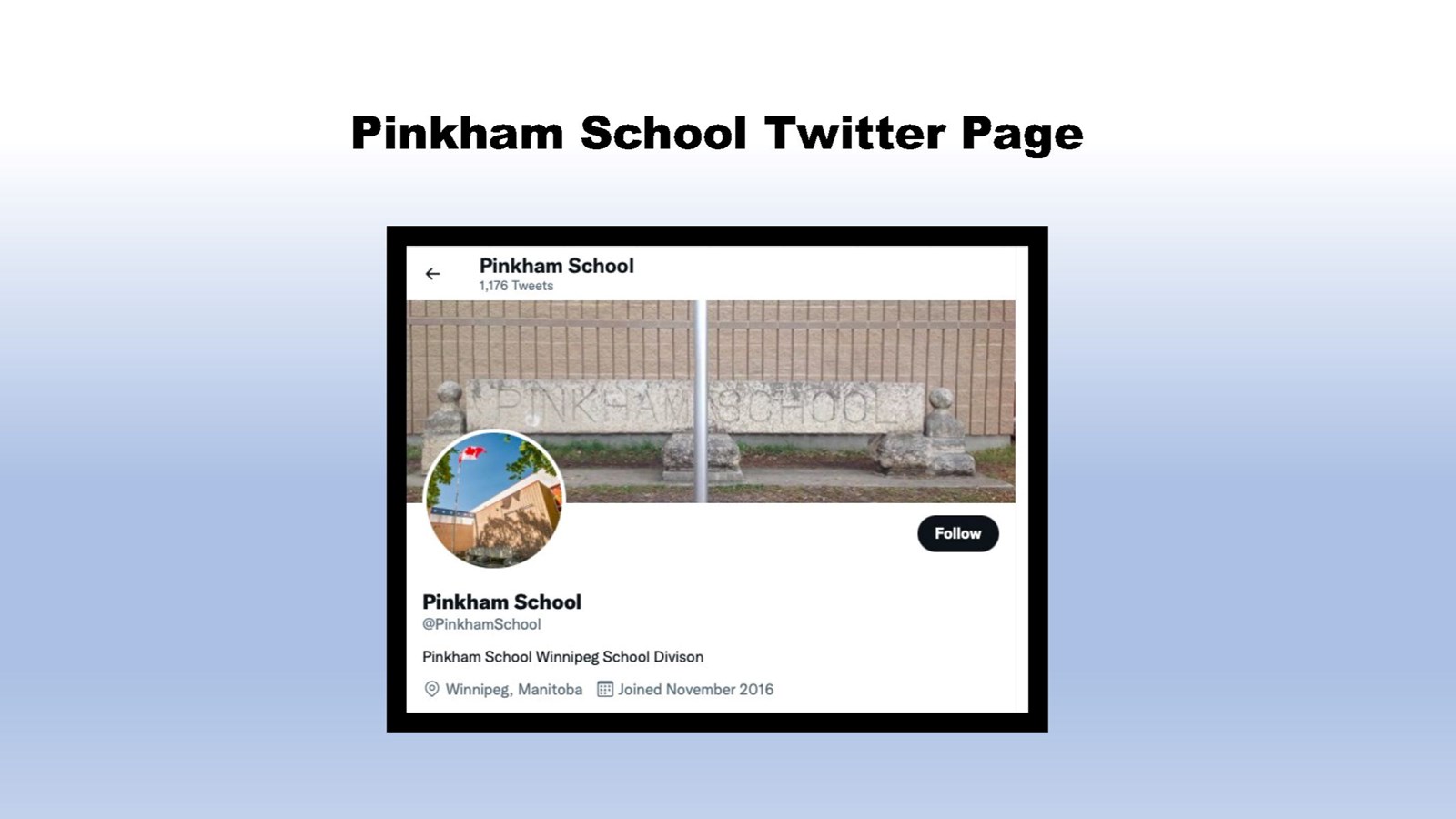 Pinkham Twitter Page