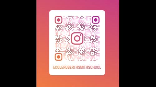 Ecole Robert H Smith School Instagram QR Code