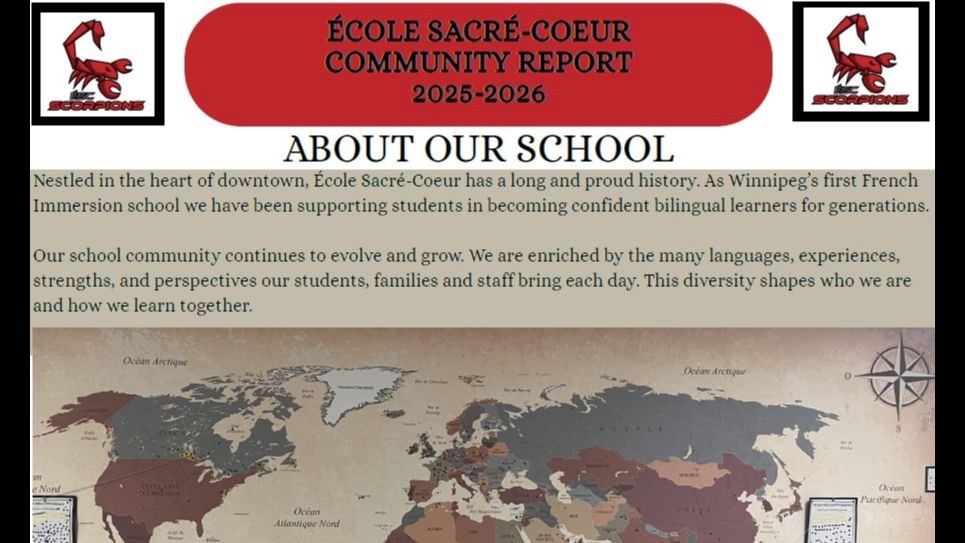 École Sacré-Coeur Community Report 