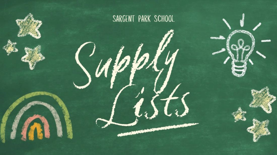 Sargent Park School Supply Lists