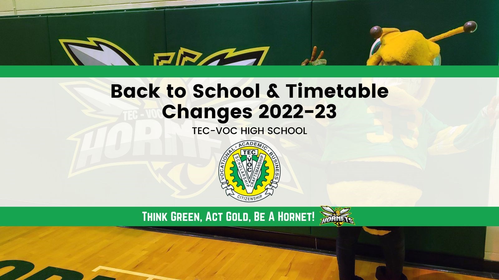 Back to School & Timetable Changes Advertisement