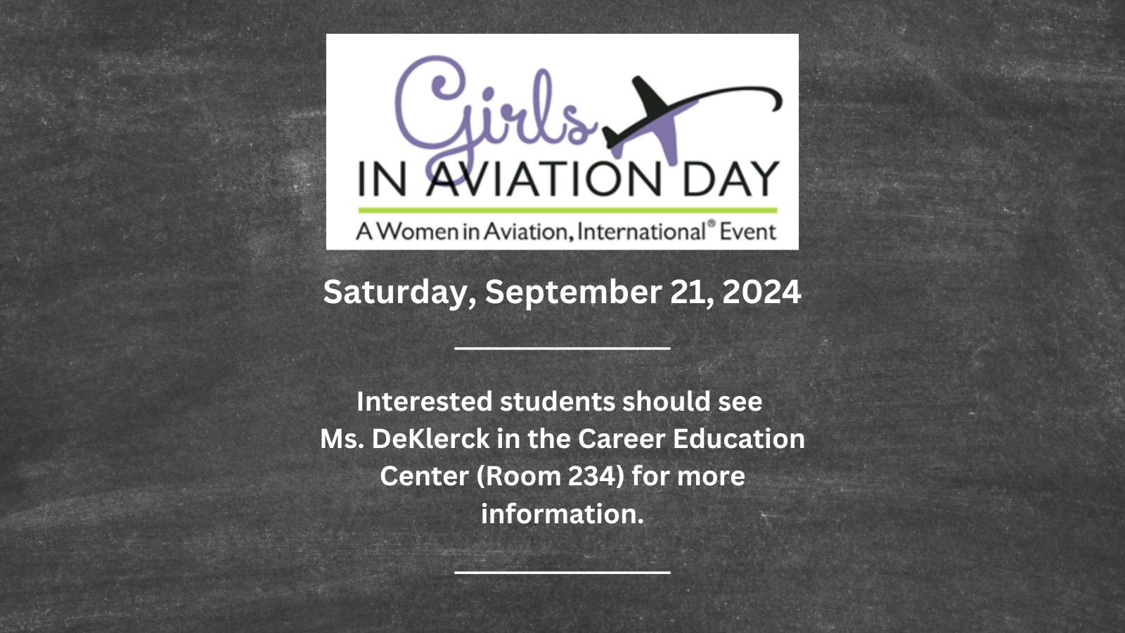 Girls in Aviation Day