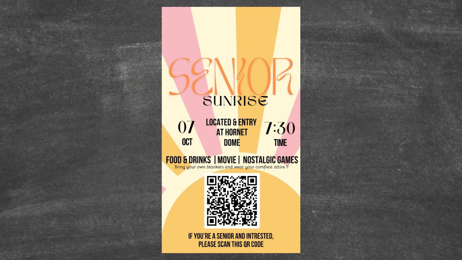 Senior Sunrise Event