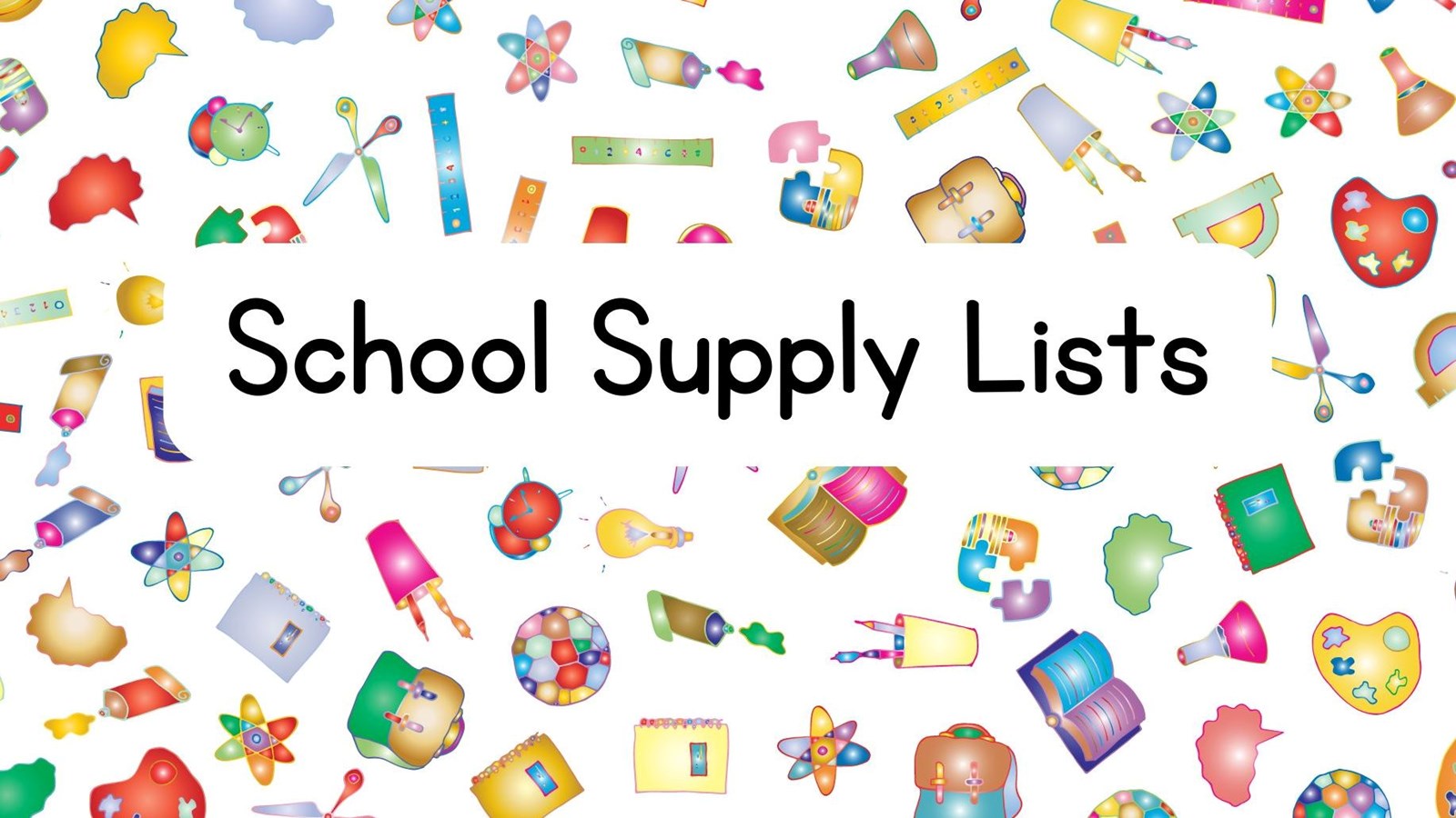 School Supply Lists