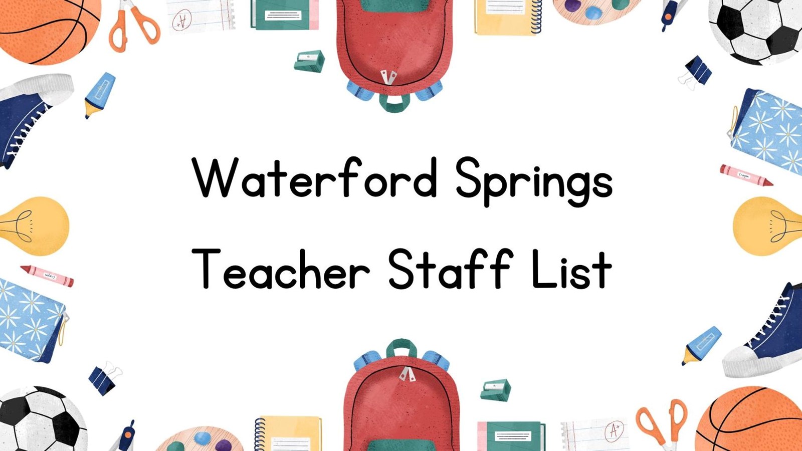 Teacher Staff List