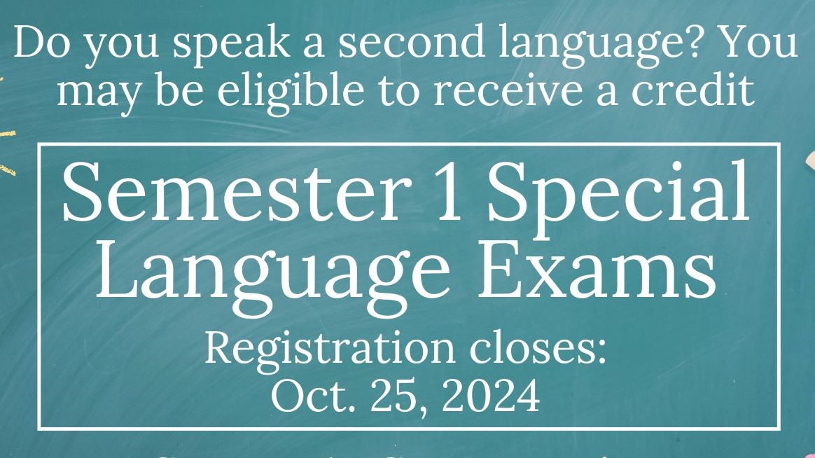 Special Language Exam