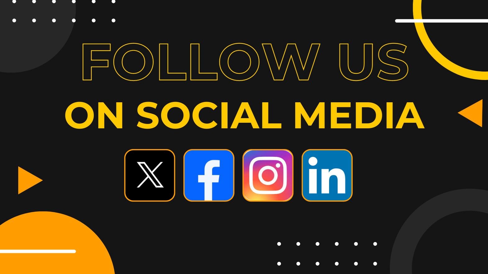 Follow us on Social Media
