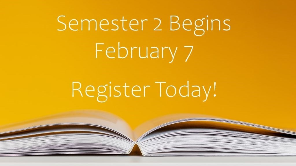 Semester 2 Registration