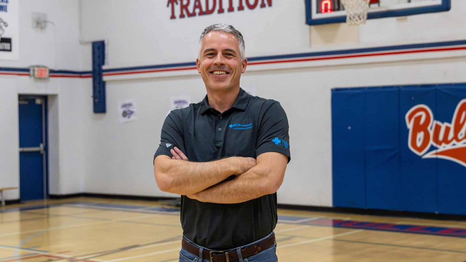 Luke Johnston volunteer at Churchill High School 