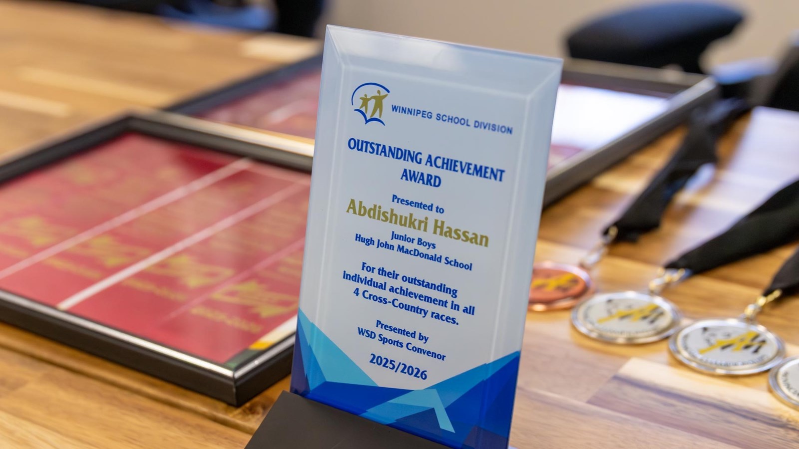 WSD Outstanding achievement award 2025-2026