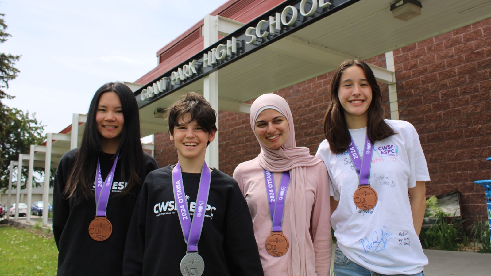 Grant Park High School students shine at Canada Wide Science Fair