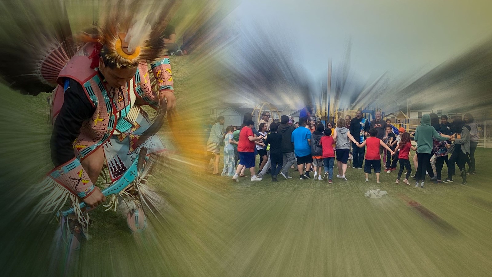 Pow Wow dancing workshop