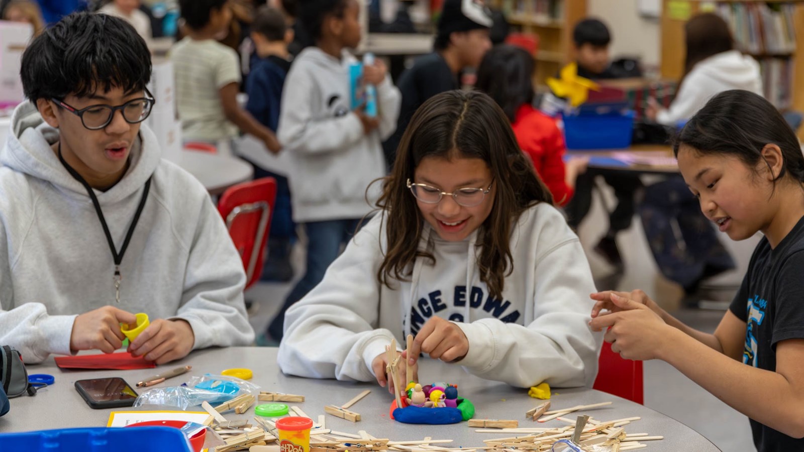 Wellington students building through play challenge
