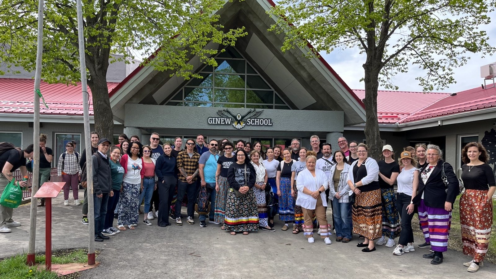 54 participants from Winnipeg School Division at Ginew School.