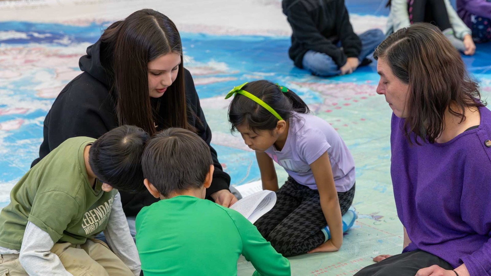 The IPAC Giant Floor Map Brings Learning to Life at Lord Selkirk School