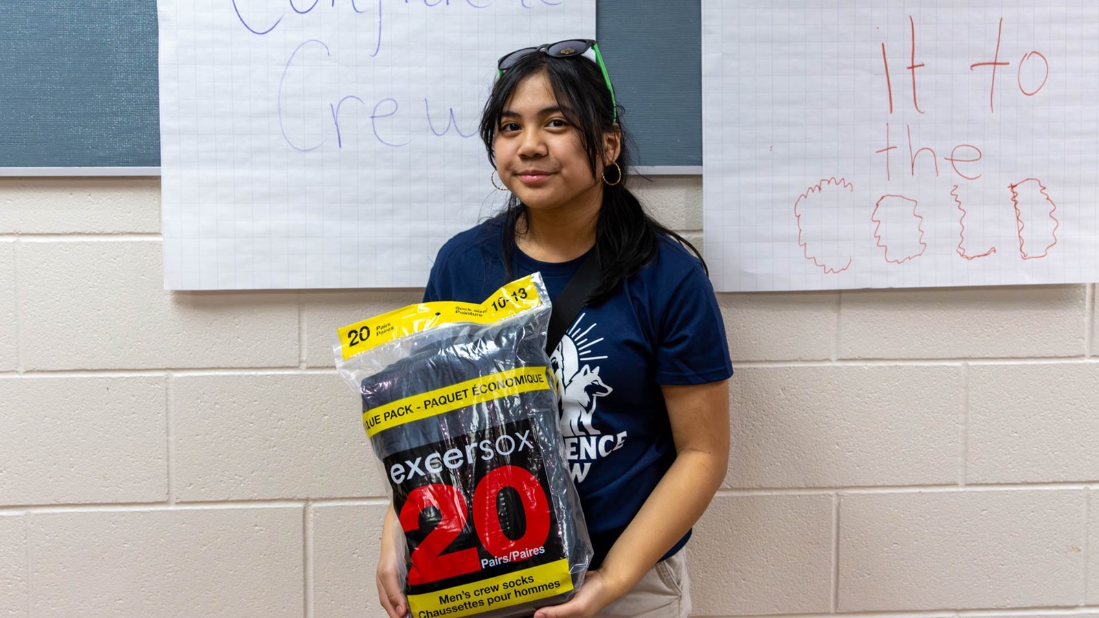 Confidence Crew Sock Donation Project