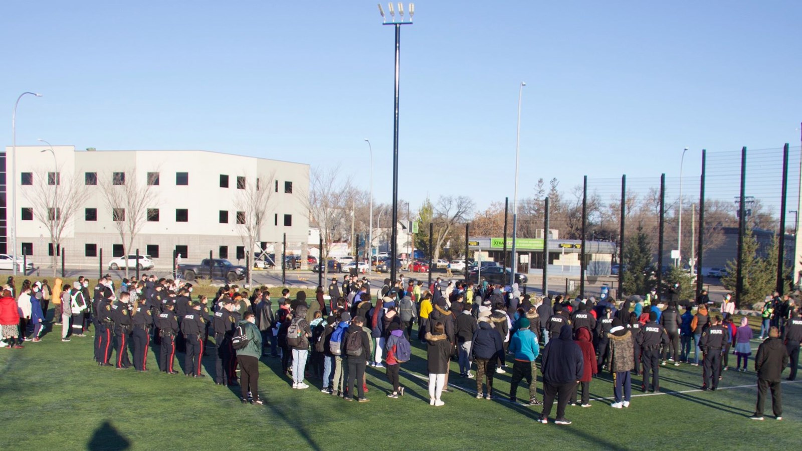Soccer Field Gathering