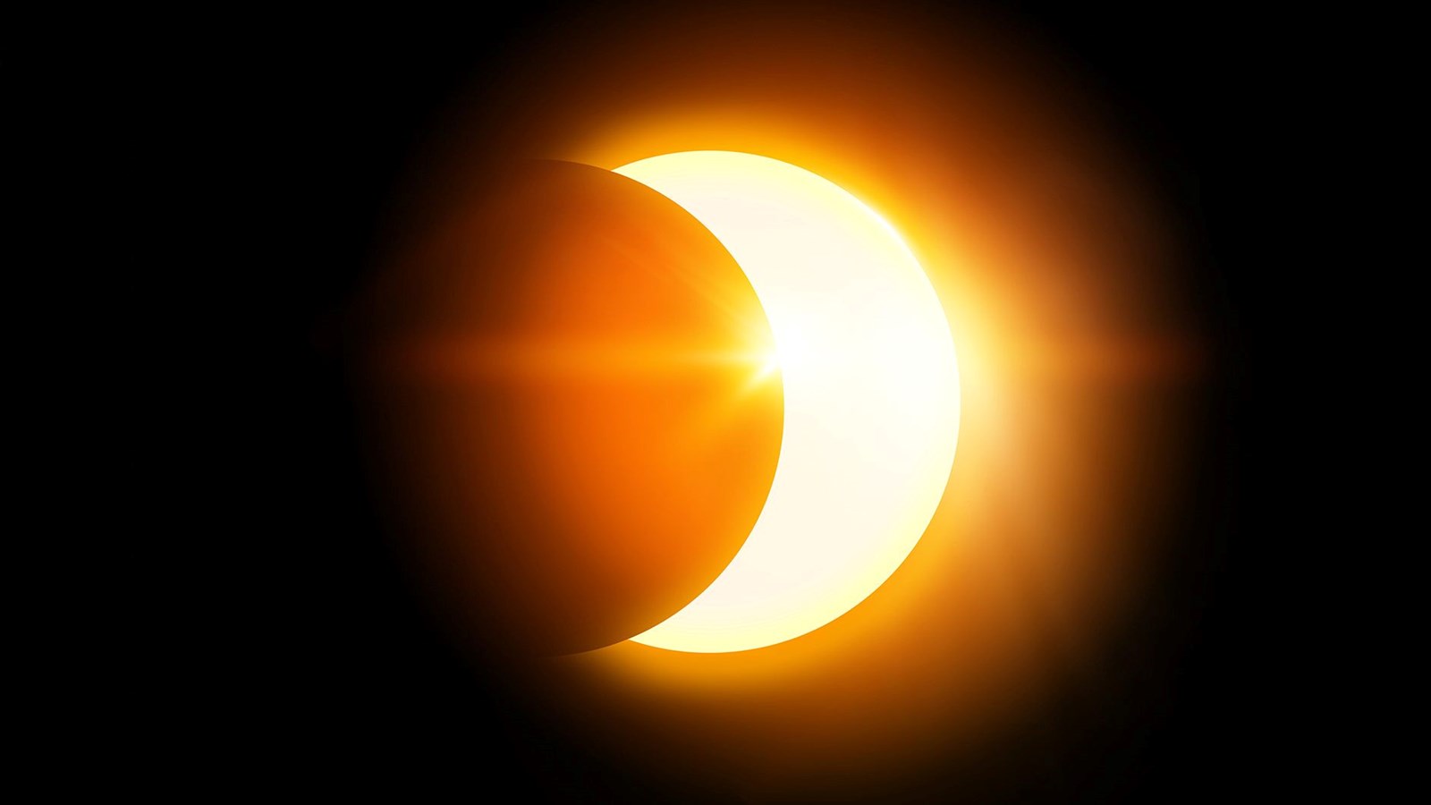 Solar Eclipse Partial WEB Art
