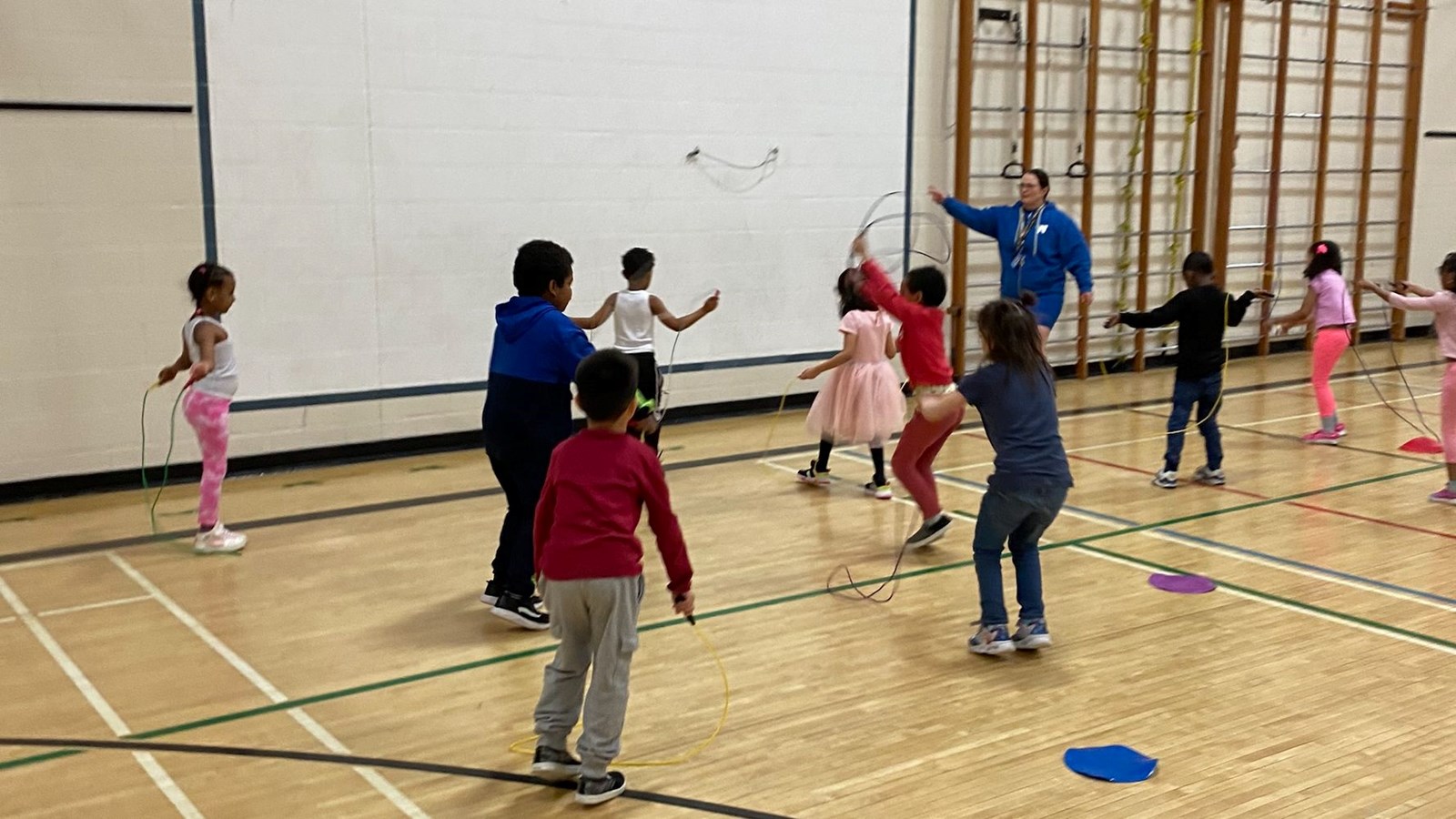 Sister MacNamara students jumping rope